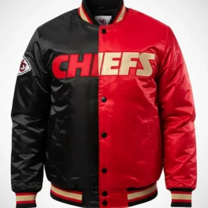 Kansas City Chiefs Black and Red Jacket