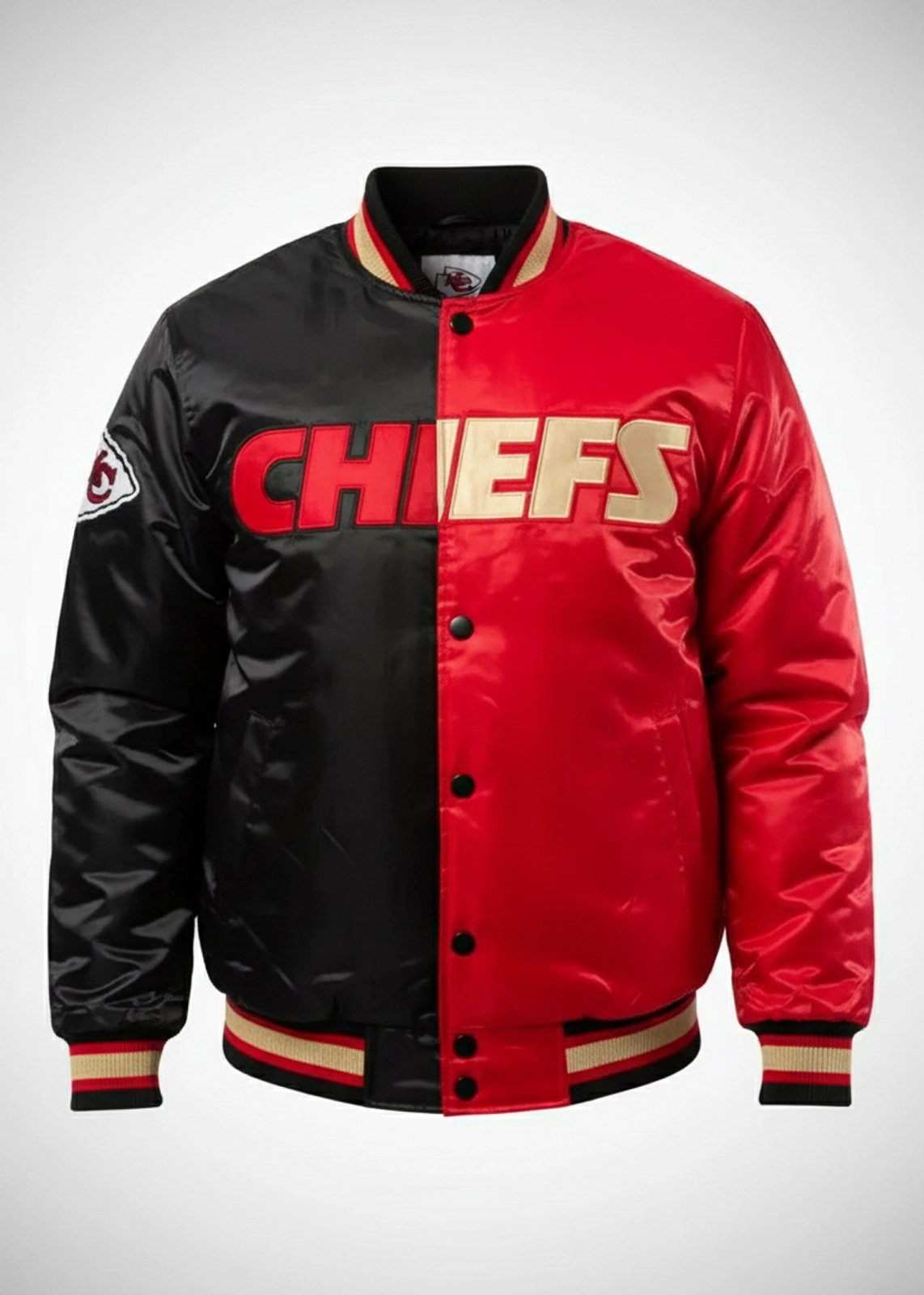 Kansas City Chiefs Black and Red Jacket