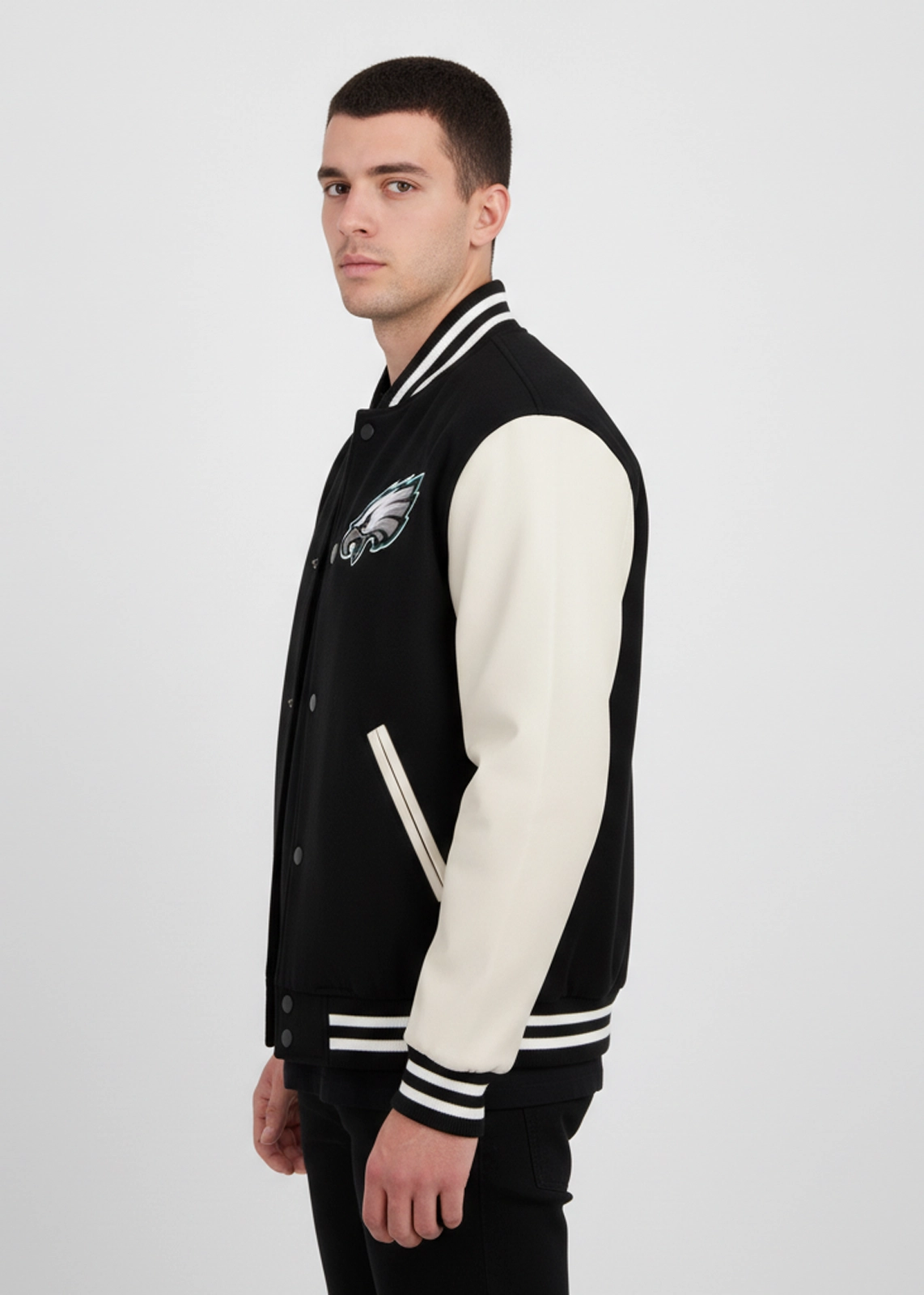Men’s NFL Philadelphia Eagles Reversible Fleece Jacket - Image 5