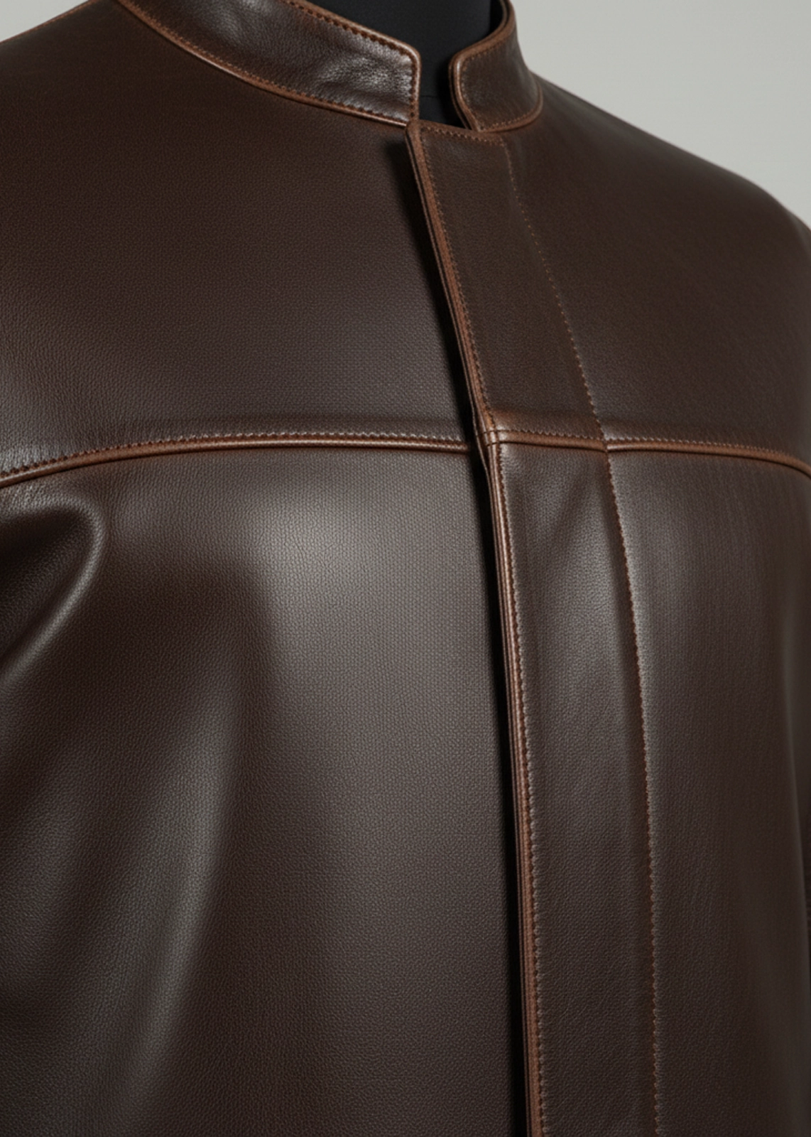 The Nomad–Dark Brown Duster Coat - Image 5