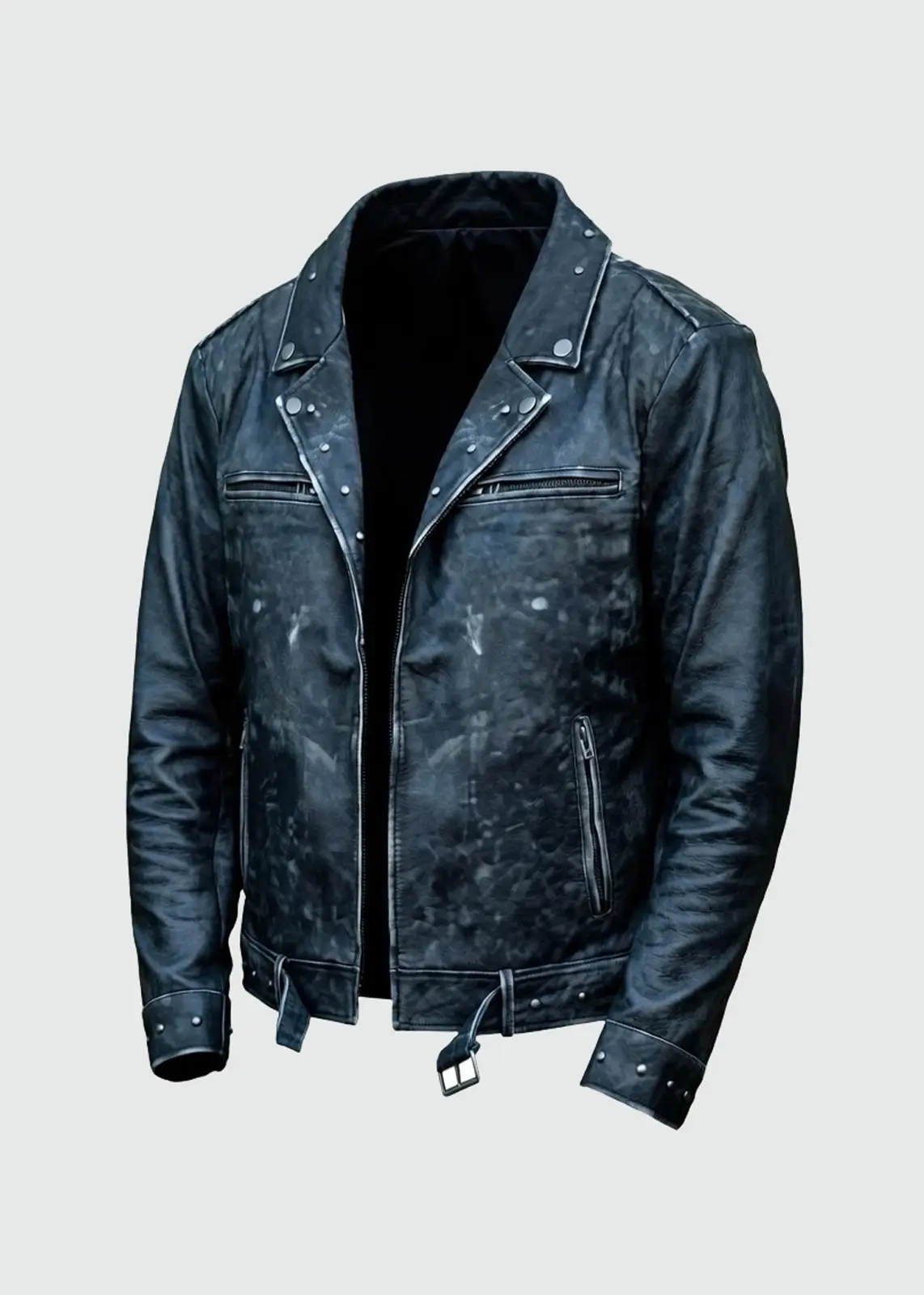 Tunnel Snakes Fallout Leather Jacket For Men - Image 5