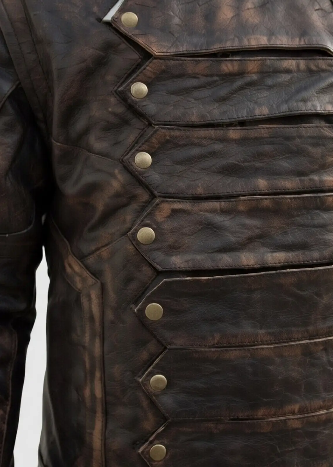 Brown Winter Soldier Bucky Barnes Jacket - Image 6
