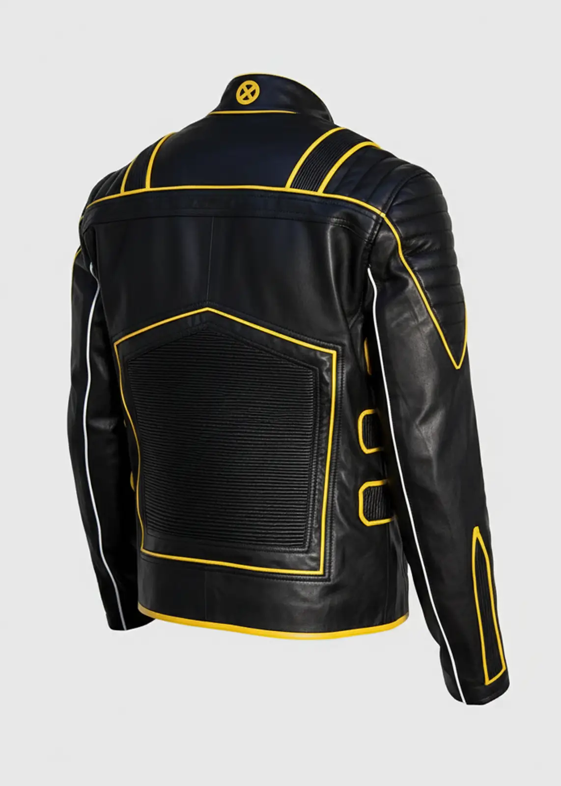 X Men 3 Black Wolverine Leather Biker Jacket - Image 4