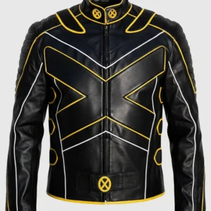 X Men 3 Black Wolverine Leather Biker Jacket